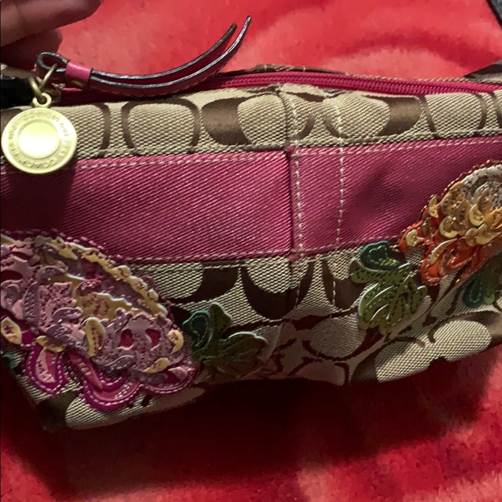 Coach handbag floral